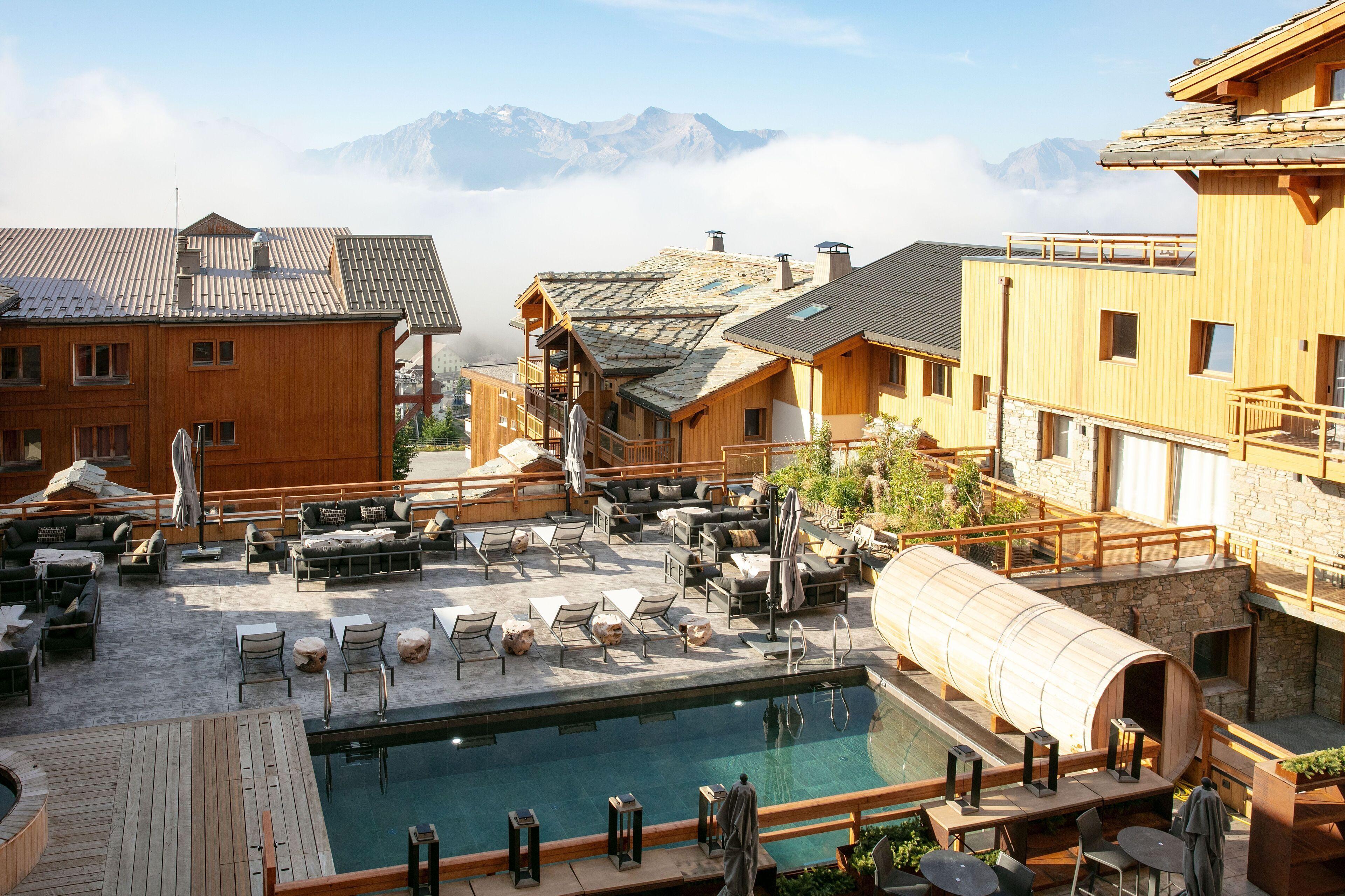 Royal Ours Blanc Boutique Hotel & Spa Alpe d'Huez Bagian luar foto